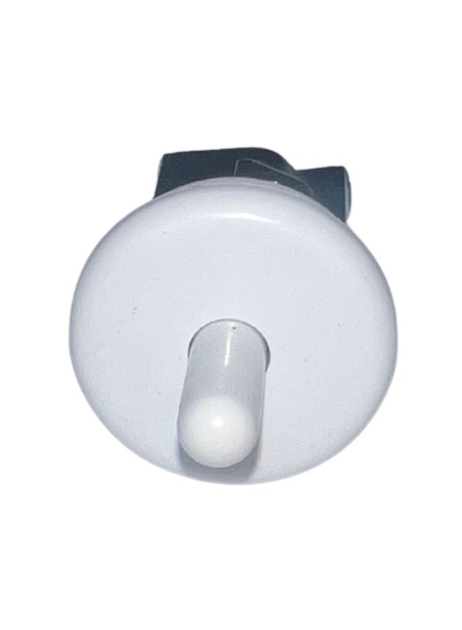 CZEN ELECTRIC Cabinet Door Plunger Switch (NC), 2.5A 250V Normally Closed White Switch – Wardrobe, Cabinet & Refrigerator Light Control, Compact Furniture Door Switch - Image 2